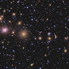 Galaxies of the perseus cluster hubble